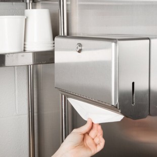 Bobrick B-26212 Stainless Steel Surface Mounted Paper Towel Dispenser - 200 C-Fold Towel Capacity Bobrick B-26212 Stainless Steel Surface Mounted Paper Towel Dispenser - 200 C-Fold Towel Capacity