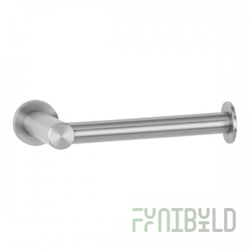 Bobrick Fino B-9543 Surface-Mounted Stainless Steel Single Roll Toilet Tissue Holder with Satin Finish