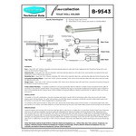 Bobrick Fino B-9543 Surface-Mounted Stainless Steel Single Roll Toilet Tissue Holder with Satin Finish