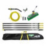 Unger nLite HiFlo Gen 1 NLKU3 55' 12-Piece Outdoor Window Cleaning Kit with HiMod Carbon Poles Unger nLite HiFlo Gen 1 NLKU3 55' 12-Piece Outdoor Window Cleaning Kit with HiMod Carbon Poles
