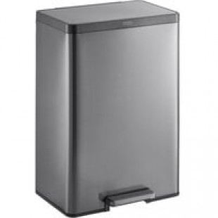 simplehuman CW2030 12 Gallon / 45 Liter Brushed Stainless Steel Semi-Round Step-On Trash Can simplehuman CW2030 12 Gallon / 45 Liter Brushed Stainless Steel Semi-Round Step-On Trash Can