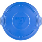 Rubbermaid® FG263100BLUE BRUTE 32 Gallon Blue Round Trash Can Lid