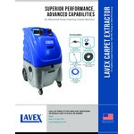 Lavex Dual 3-Stage Cold Water Carpet Extractor with 25' Hoses and 12 Lavex Dual 3-Stage Cold Water Carpet Extractor with 25' Hoses and 12
