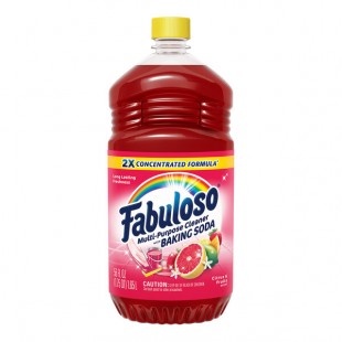 Fabuloso CPC153091 56 oz. Concentrated Formula Citrus and Fruits Scent Multi-Purpose Cleaner with Baking Soda - 4/Case
