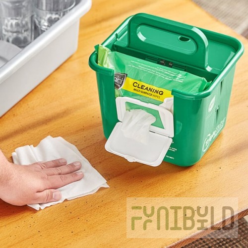 Sani Professional 901BKT1 Green Triple Take Dispenser