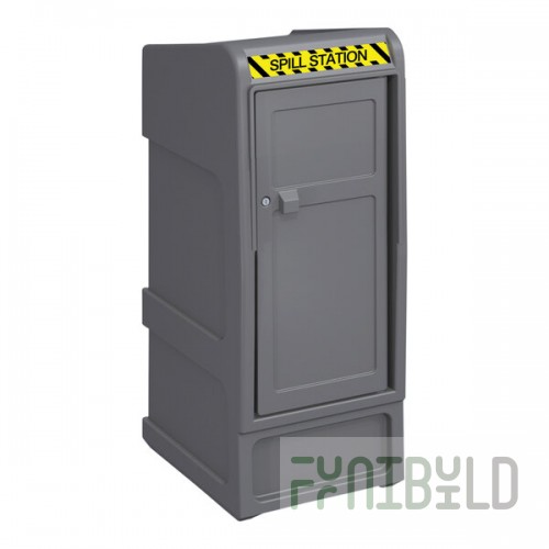 MasonWays Single-Door Locked Outdoor Storage Cabinet SS5-LD