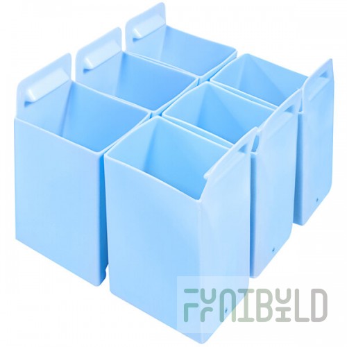 Manitowoc K-00501 3.75 Gallon / 16 lb. Ice Tote for Manitowoc Ice Transport Cart - 6/Case