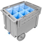 Manitowoc K-00501 3.75 Gallon / 16 lb. Ice Tote for Manitowoc Ice Transport Cart - 6/Case Manitowoc K-00501 3.75 Gallon / 16 lb. Ice Tote for Manitowoc Ice Transport Cart - 6/Case