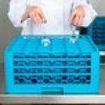 Carlisle RG36-314 OptiClean 36 Compartment Glass Rack with 3 Extenders