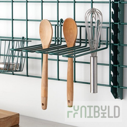 Metro IWA-12K3 Smartwall G3 Metroseal Green Large Utensil Holder 10 1/2