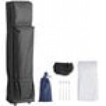 Backyard Pro Courtyard Series 10' x 20' White Straight Leg Heavy-Duty Aluminum Instant Pop-Up Canopy Tent