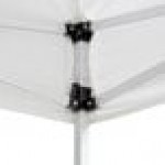 Backyard Pro Courtyard Series 10' x 20' White Straight Leg Heavy-Duty Aluminum Instant Pop-Up Canopy Tent