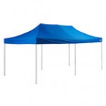 Backyard Pro Courtyard Series 10' x 20' White Straight Leg Heavy-Duty Aluminum Instant Pop-Up Canopy Tent