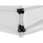 Backyard Pro Courtyard Series 10' x 20' White Straight Leg Heavy-Duty Aluminum Instant Pop-Up Canopy Tent