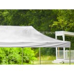 Backyard Pro Courtyard Series 10' x 20' White Straight Leg Heavy-Duty Aluminum Instant Pop-Up Canopy Tent