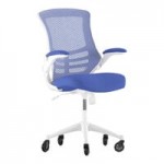 Flash Furniture Kelista Dark Gray Mesh Mid-Back Office Chair with Black Frame and Flip Up Arms Flash Furniture Kelista Dark Gray Mesh Mid-Back Office Chair with Black Frame and Flip Up Arms