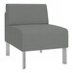 Lesro Luxe Lounge Series Open House Asteroid Fabric Guest Chair with Steel Legs Lesro Luxe Lounge Series Open House Asteroid Fabric Guest Chair with Steel Legs