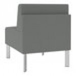 Lesro Luxe Lounge Series Open House Asteroid Fabric Guest Chair with Steel Legs Lesro Luxe Lounge Series Open House Asteroid Fabric Guest Chair with Steel Legs
