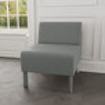 Lesro Luxe Lounge Series Open House Asteroid Fabric Guest Chair with Steel Legs Lesro Luxe Lounge Series Open House Asteroid Fabric Guest Chair with Steel Legs
