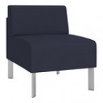 Lesro Luxe Lounge Series Open House Asteroid Fabric Guest Chair with Steel Legs Lesro Luxe Lounge Series Open House Asteroid Fabric Guest Chair with Steel Legs