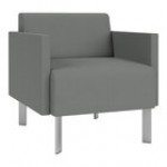 Lesro Luxe Lounge Series Open House Asteroid Fabric Guest Chair with Steel Legs Lesro Luxe Lounge Series Open House Asteroid Fabric Guest Chair with Steel Legs