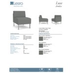Lesro Luxe Lounge Series Open House Asteroid Fabric Guest Chair with Steel Legs Lesro Luxe Lounge Series Open House Asteroid Fabric Guest Chair with Steel Legs