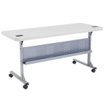 NPS Mobile Flip Top Table, 24