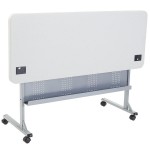 NPS Mobile Flip Top Table, 24