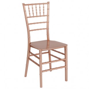 Flash Furniture LE-ROSE-M-GG Hercules Series Rose Gold Resin Chiavari Outdoor / Indoor Stackable Chair Flash Furniture LE-ROSE-M-GG Hercules Series Rose Gold Resin Chiavari Outdoor / Indoor Stackable Chair