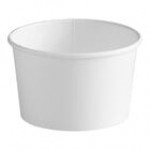 Choice 8 oz. Pink Paper Frozen Yogurt / Food Cup - 50/Pack