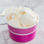 Choice 8 oz. Pink Paper Frozen Yogurt / Food Cup - 50/Pack
