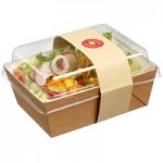 Solia Clear Plastic Lid for 16.9 oz. / 25.3 oz. / 33.8 oz. Kraft Salad Bowls - 300/Case Solia Clear Plastic Lid for 16.9 oz. / 25.3 oz. / 33.8 oz. Kraft Salad Bowls - 300/Case