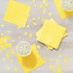 Creative Converting 139180154 Mimosa Yellow 2-Ply Beverage Napkin - 600/Case Creative Converting 139180154 Mimosa Yellow 2-Ply Beverage Napkin - 600/Case