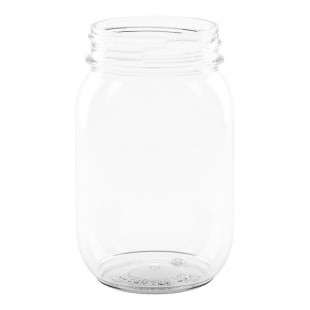 Tossware POP 20 oz. Customizable Plastic Mason Jar - 126/Case Tossware POP 20 oz. Customizable Plastic Mason Jar - 126/Case