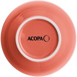 Acopa Capri 19 oz. Coral Reef Stoneware Bistro Bowl - Sample