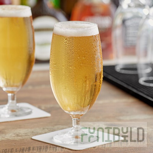 Acopa 15 oz. Stemmed Pilsner Glass - Sample