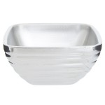 Vollrath 47619 24 oz. Stainless Steel Double Wall Square Beehive Serving Bowl Vollrath 47619 24 oz. Stainless Steel Double Wall Square Beehive Serving Bowl
