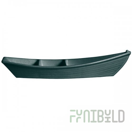 G.E.T. Enterprises BT320-MOD-FT Bugambilia 3.6 Qt. Smooth MOD Finish Forest Green Resin-Coated Aluminum Deep Boat with Dividers