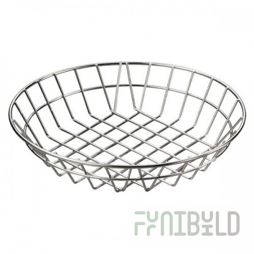 American Metalcraft WISS12 Stainless Steel Round Wire Basket 12