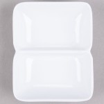 GET 037-W Water Lily 2 oz. White Twin Melamine Sauce Dish - 24/Case GET 037-W Water Lily 2 oz. White Twin Melamine Sauce Dish - 24/Case