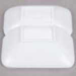 GET 037-W Water Lily 2 oz. White Twin Melamine Sauce Dish - 24/Case GET 037-W Water Lily 2 oz. White Twin Melamine Sauce Dish - 24/Case