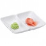 GET 037-W Water Lily 2 oz. White Twin Melamine Sauce Dish - 24/Case GET 037-W Water Lily 2 oz. White Twin Melamine Sauce Dish - 24/Case