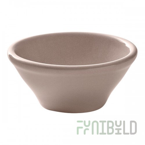 Heart & Soul Pine 2.4 oz. Round Blush Porcelain Ramekin - 6/Case
