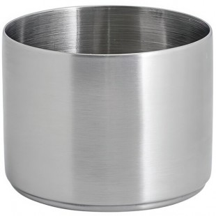 Front of the House Soho 9 oz. Brushed Stainless Steel Round Ramekin - 12/Case Front of the House Soho 9 oz. Brushed Stainless Steel Round Ramekin - 12/Case