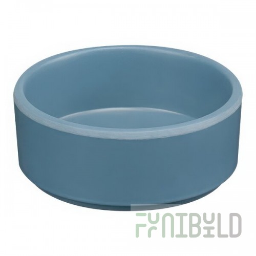 Cal-Mil Hudson 6 oz. Stone Blue Straight Sided Melamine Ramekin - 6/Case