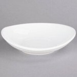 Tuxton BWX-2104 21 oz. White China Souffle / Ramekin with Swirl Sides - 12/Case
