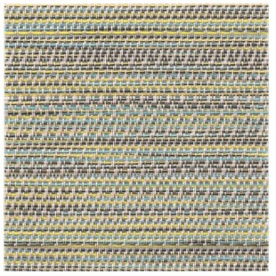 Front of the House Metroweave Urban Peacock Woven Vinyl Coaster - 12/Pack