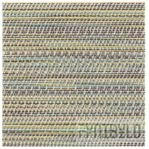 Front of the House Metroweave Urban Peacock Woven Vinyl Coaster - 12/Pack