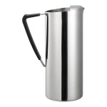 Service Ideas 64.2 oz. Slim Polished Stainless Steel Pitcher with Guard X7025V2
