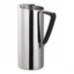 Service Ideas 64.2 oz. Slim Polished Stainless Steel Pitcher with Guard X7025V2
